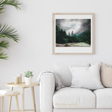 將圖片載入圖庫檢視器 Cascading Clouds Austria Foggy Mountains Fine Art PRINT