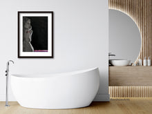 Laden Sie das Bild in den Galerie-Viewer, z SOLD ~ Nightwatch Seated Nude Woman Sideways Thinking Woman Charcoal Drawing