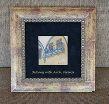 Laden Sie das Bild in den Galerie-Viewer, Small Framed Paintings of Italy