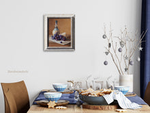 Carica l'immagine nel visualizzatore di Gallery, Chianti wine, grapes, and cheese is a touch of class to this modern kitchen / dining area.