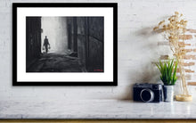 Charger l'image dans la galerie, Travel adventures await see how Moroccans in Fez live every day.  charcoal drawing fine art print