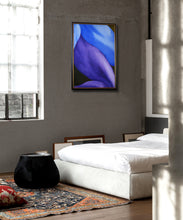 Load image into Gallery viewer, Legs look great as bedroom wall art decor.  Peaceful cool colors will aid sleep and rest, but they might also stir the imagination!
