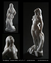Load image into Gallery viewer, The Offering Vulnerable Woman Sculpture Canadian Marble
