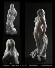 將圖片載入圖庫檢視器 The Offering Vulnerable Woman Sculpture Canadian Marble