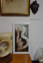 將圖片載入圖庫檢視器 Shown here with other artworks for size comparison is the small framed print of Piano Keys, Inspiring Jazz Hands music wall art Male ballet dancer gift art Piano Keys print by Kelly Borsheim