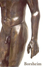 將圖片載入圖庫檢視器 Detail hand and torso Reginald Walking Man Bronze Statue African American Sculpture Black Patina Standing Figure Art