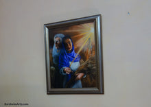 將圖片載入圖庫檢視器 Example of how to frame print of Ruth, the Biblical story, FRAME not included