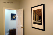 Cargar imagen en el visor de la galería, Art for Airbnb home rental great sense of travel Palazzo Pitti - Firenze, Italia ~ Original Pastel & Charcoal Drawing Repeating Arches in perspective