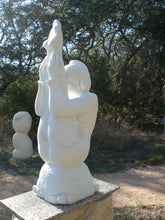 Load image into Gallery viewer, Beautiful Light Enters Gymnast Pike Position on Four Headed Turtle Fantasy Figure Statue Marble