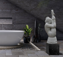 Load image into Gallery viewer, Stargazer marble figure sculpture looks great in a modern stone bathroom or home.  a beautiful sculpture that will add class and elegance to any space