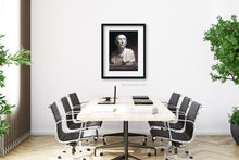 Cargar imagen en el visor de la galería, Portrait of a Renaissance businessman, politician statesman for the Medici family of bankers in Florence, Italy, makes a statement art piece in a meeting room or conference space.