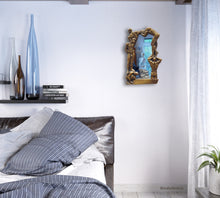 Carica l'immagine nel visualizzatore di Gallery, Oh Boy! Bronze Mirror of Nude Men, shown here in a bedroom scene