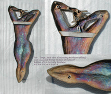 將圖片載入圖庫檢視器 Ten ~ Large Bronze Wall Hanging Female Back Bas-Relief Sculpture