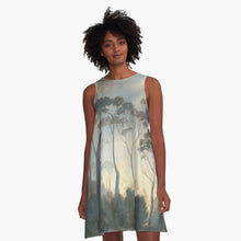 Load image into Gallery viewer, BorsheimArts on Redbubble. Tasmania in the Clouds on clothing and home decor items by artist Kelly Borsheim