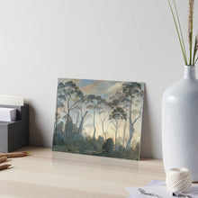 Load image into Gallery viewer, art prints - BorsheimArts on Redbubble. Tasmania in the Clouds on clothing and home decor items by artist Kelly Borsheim