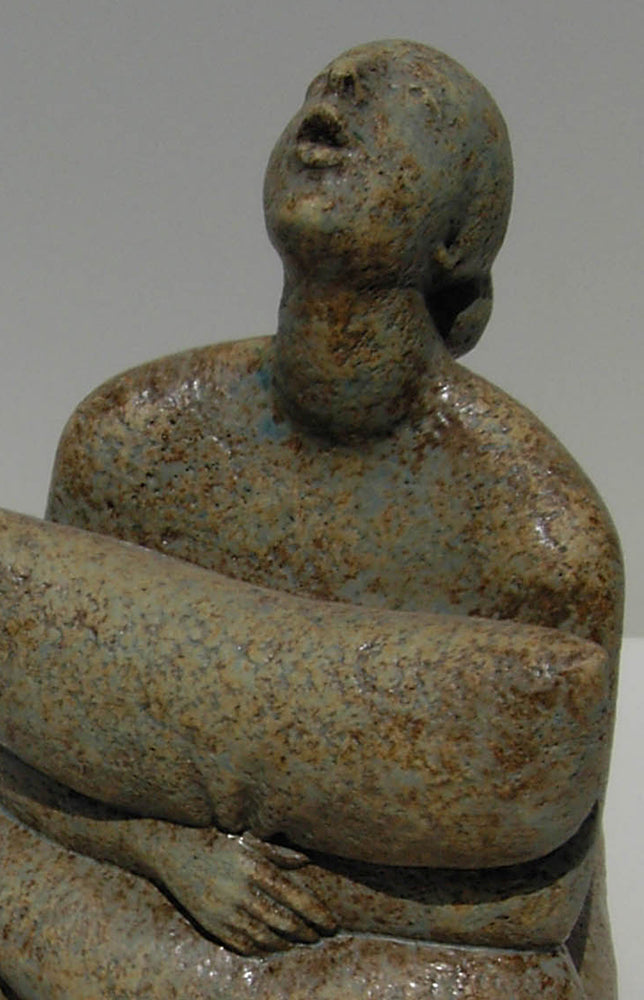 Vasily Fedorouk Pillow Figure Ceramic Sculpture Borsheim Arts