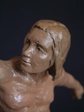 Carica l'immagine nel visualizzatore di Gallery, Detail Man Hawk Warrior Spirit Man and Hawk Bird Vertical Flight Statue Flying and Nature Bronze Sculpture