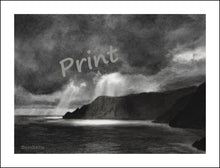 將圖片載入圖庫檢視器 Spotlight Rugged Coastline Sun and Sea Water of Cinque Terre Italy - PRINT - Fine Art Reproduction