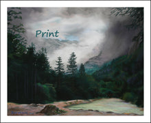 將圖片載入圖庫檢視器 Cascading Clouds Austria Foggy Mountains Fine Art PRINT