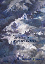 Load image into Gallery viewer, Digital Download Alps SnowCapped Mountains Aerial View YOU Print
