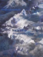 Load image into Gallery viewer, Digital Download Alps SnowCapped Mountains Aerial View YOU Print
