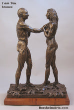 將圖片載入圖庫檢視器 I am You Standing Couple Bronze Instant Connection