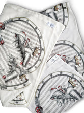 Charger l'image dans la galerie, detail of the designer scarf Tiger Shoe by Dragana Adamov