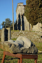 Carica l'immagine nel visualizzatore di Gallery, Nude Torso of a Woman Casacata (Waterfall) ~ Symposium 2013 Castelvecchio Valleriana Tuscany Italy in front of La Pieve Church