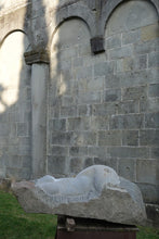 Load image into Gallery viewer, Nude Torso of a Woman Casacata (Waterfall) ~ Symposium 2013 Castelvecchio Valleriana Tuscany Italy in front of La Pieve Church
