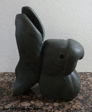 Load image into Gallery viewer, Fish Lips Aquatic Kiss Sculpture in Green Canadian Marble