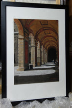 Cargar imagen en el visor de la galería, Framed and Ready to Hang Palazzo Pitti - Firenze, Italia ~ Original Pastel & Charcoal Drawing Italian architecture