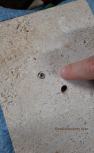 將圖片載入圖庫檢視器 Bronze affixed to stone with screws, hold added for haning on nail.  Edition number and signature in pencil on back of stone, permanently signed on bronze back