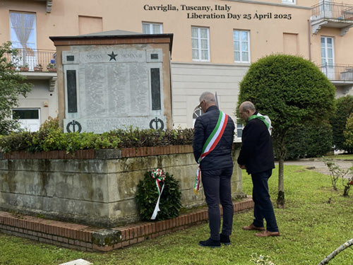 Sculpture Unveiling on Liberation Day, Cavriglia, Italy
