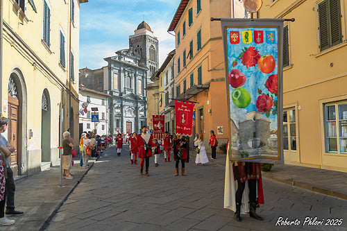 Art Prize for Medieval Archery Competiton:  Palio di Pescia; Apollo and Artemis