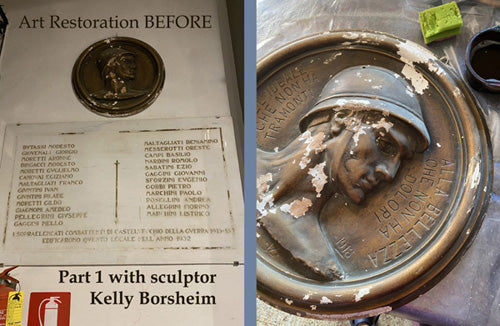 Marble Fountain, Collectors' Corner, and WWI monument restorations