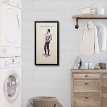 Charger l'image dans la galerie, Laundry room with framed original artwork, washing machine, dryer, and wooden cabinet.

