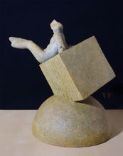 將圖片載入圖庫檢視器 Oh, God, why have you forsaken me?  sculpture of crucifiction modern ceramic sculpture

