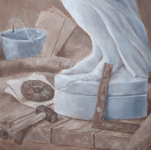 A Sculptor's Studio - Original Painting