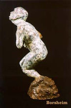 Cargar imagen en el visor de la galería, right side 9-1-1 911 Anguished Figure Fall of Twin Towers Bronze Statue Sculpture

