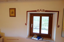 將圖片載入圖庫檢視器 Mural Painting ~ Window Trim Decor Upstairs Bedroom low ceiling
