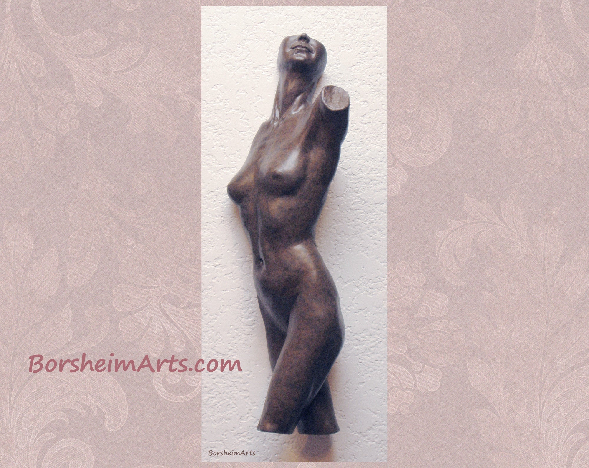 Dancer ~ Nude Torso Wall Mounted Sculpture