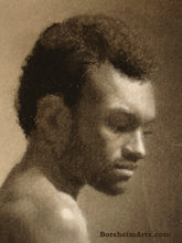 Cargar imagen en el visor de la galería, Detail Face Man Second Thoughts Classical Drawing of Nude Male Figure
