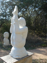 將圖片載入圖庫檢視器 Beautiful Light Enters Gymnast Pike Position on Four Headed Turtle Fantasy Figure Statue Marble
