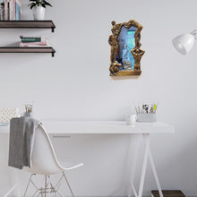 Load image into Gallery viewer, Oh Boy! Bronze Mirror of Nude Men, hung over desk as home office decor
