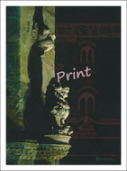 Guardian of Firenze Lion Statue Sculpture Loggia dei Lanzi Florence Italy - Fine Art PRINT