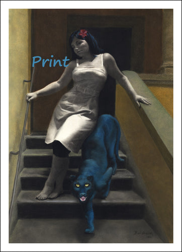 Le Scale dell'Eros [The Stairs of Love] Pretty Woman and Blue Panther Laws of Attraction ~ Fine Art Print