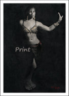 Attitude Belly Dancer Fine Art Print