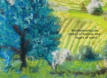 Cargar imagen en el visor de la galería, Detail Digital Download Vineyards of Casignano Tuscany Italy Fine Art Print Olive Trees Fields of Gold and Green Landscape Digital Download Printable Art Farmers Casignano
