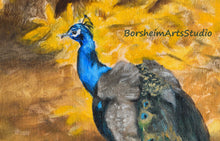 Load image into Gallery viewer, Digital Download Peacock Painting Fine Art YOU PRINT
