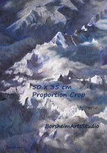 Carica l&#39;immagine nel visualizzatore di Gallery, Digital Download Alps SnowCapped Mountains Aerial View YOU Print
